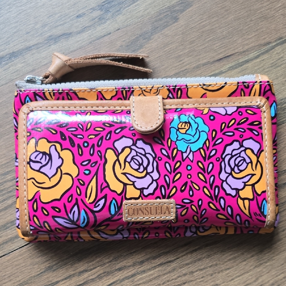 Consuela Molly Slim Vibrant Floral Wallet